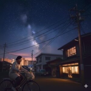 忙しき主婦のひと日や冬銀河