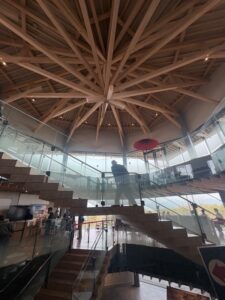 割箸の組み木細工や春館